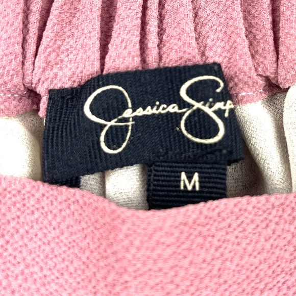 Women’s Jessica Simpson Pink Floral Blouse Size Medium - Picture 3 of 5